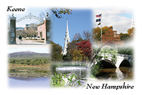 Keene, NH - Collage #2 Square Format